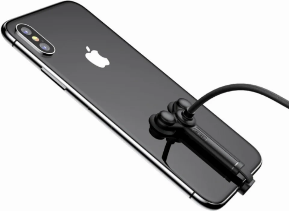 Benks D30 Apple Lightning Vakumlu Gamer Oyuncu Şarj Data Kablosu - Siyah