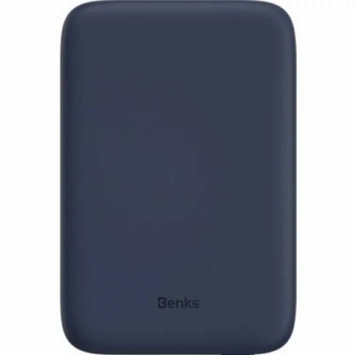 Benks iPhone 12-13 Serisi Magsafe Magnetic Slim Powerbank 5000 mAh MP01  - Mavi