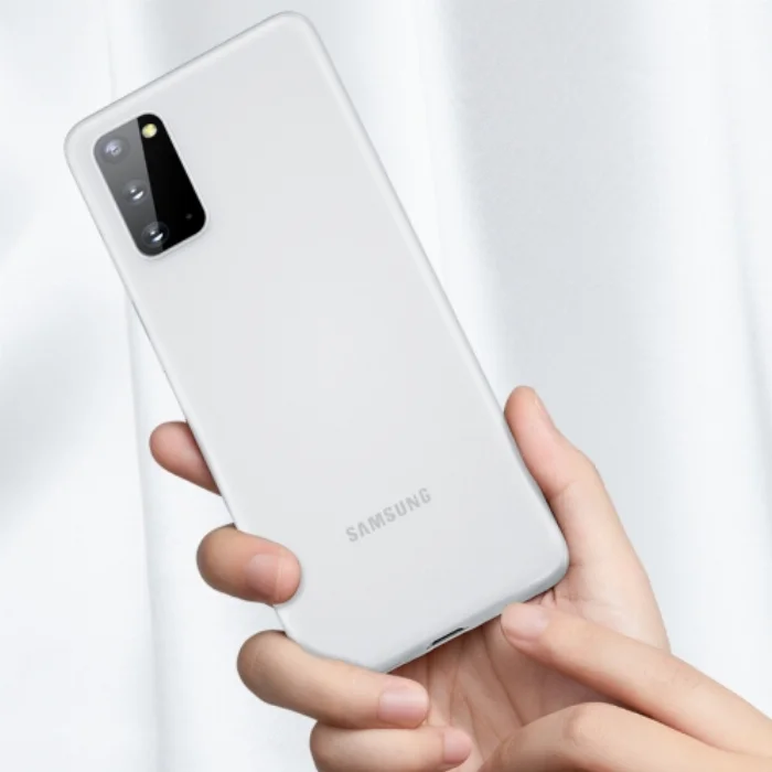 Benks Samsung Galaxy S20 Kılıf Lollipop Serisi Matte Protective Cover - Beyaz