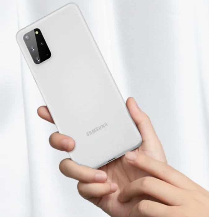 Benks Samsung Galaxy S20 Plus Kılıf Lollipop Serisi Matte Protective Cover - Beyaz