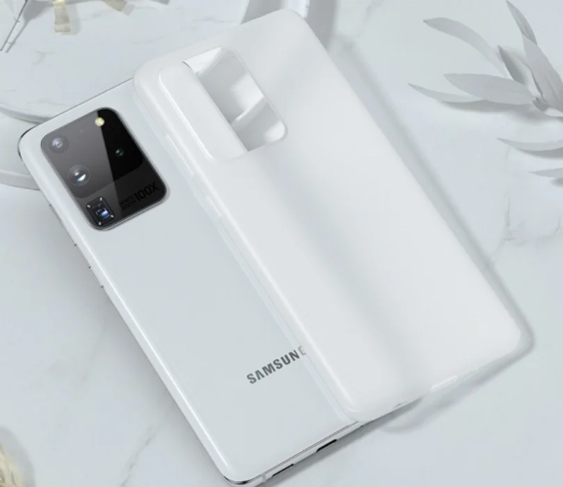 Benks Samsung Galaxy S20 Ultra Kılıf Lollipop Serisi Matte Protective Cover - Beyaz