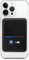 BMW Led Işıklı Göstergeli Magsafe Magnetik Orjinal Lisanslı Powerbank 5000 Mah - Siyah