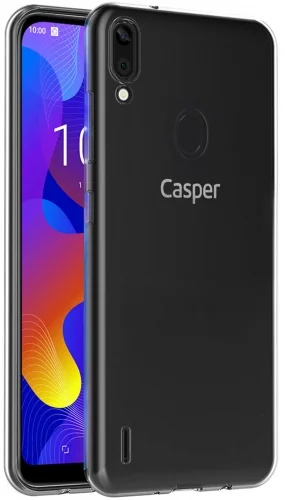 Casper Via E3 Kılıf Ultra İnce Esnek Süper Silikon 0.3mm - Şeffaf