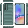 Samsung Galaxy A05s Kılıf Esnek TPU Oyuklu Arka Yüzey Tasarımlı Zore Etnik Silikon Kapak - Koyu Yeşil