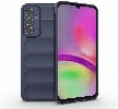 Samsung Galaxy A25 Kılıf Esnek TPU Oyuklu Arka Yüzey Tasarımlı Zore Etnik Silikon Kapak - Lacivert