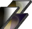 Samsung Galaxy S24 Ultra Kılıf Volks Serisi Kenarları Silikon Arkası Şeffaf Sert Kapak  - Siyah