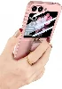 Galaxy Z Flip 6 Kılıf Zore Z Harfli Yüzüklü Kıpta Kapak - Pembe
