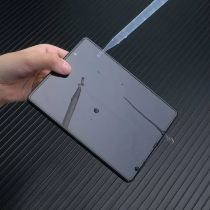 Galaxy Z Fold 3 Zore Hizalama Aparatlı S-Fit Body Ekran Koruyucu - Şeffaf