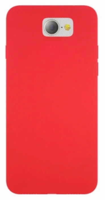 General Mobile GM 6 Kılıf İnce Mat Esnek Silikon - Kırmızı