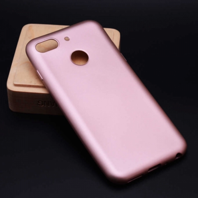 General Mobile GM 9 Pro Kılıf İnce Soft Mat Renkli Esnek Silikon Kapak - Rose Gold