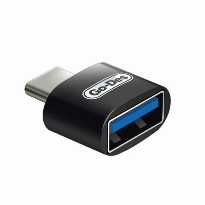 Go-Des USB Type-C Çevirici OTG GD-CT08  - Siyah