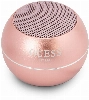 GUESS Alüminyum Alaşım Gövde Tasarımlı Mini Bluetooth Speaker - Pembe