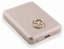 Guess Orjinal Lisanslı Magsafe Şarj Özellikli Taşlı 4G Logolu Powerbank 3000mAh 5W - Gold