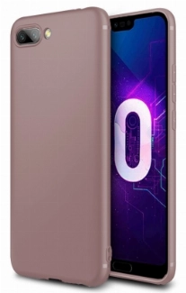 Honor 10 Kılıf İnce Soft Mat Renkli Esnek Silikon Kapak - Rose Gold