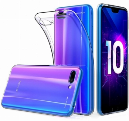 Honor 10 Kılıf Ultra İnce Kaliteli Esnek Silikon 0.2mm - Şeffaf