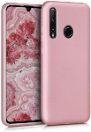 Honor 20 Lite Kılıf İnce Soft Mat Renkli Esnek Silikon Kapak - Rose Gold