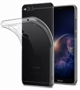 Honor 7X Kılıf Ultra İnce Kaliteli Esnek Silikon 0.2mm - Şeffaf