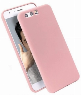 Honor 9 Lite Kılıf İnce Soft Mat Renkli Esnek Silikon Kapak - Rose Gold