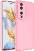 Honor 90 Kılıf İçi Kadife Mat Mara Lansman Silikon Kapak  - Pembe