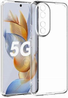 Honor 90 Kılıf Kamera Korumalı Esnek Silikon Kapak - Şeffaf