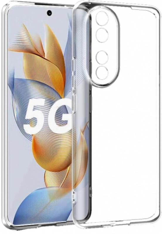 Honor 90 Kılıf Kamera Korumalı Esnek Silikon Kapak - Şeffaf