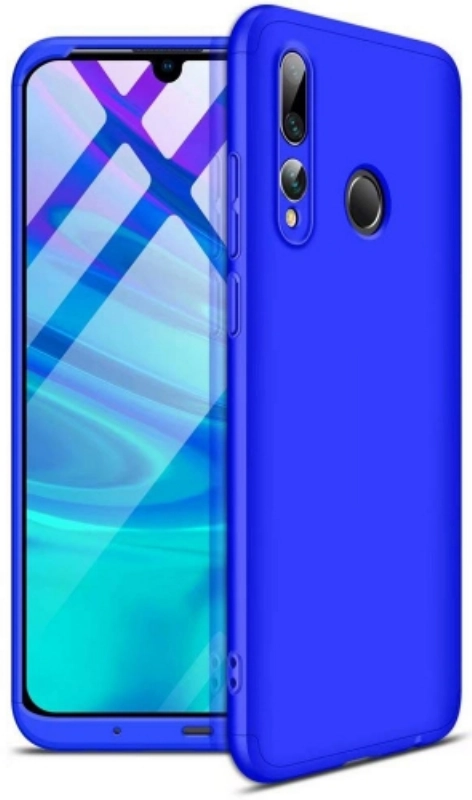 Honor 9x Kılıf 3 Parçalı 360 Tam Korumalı Rubber AYS Kapak  - Mavi