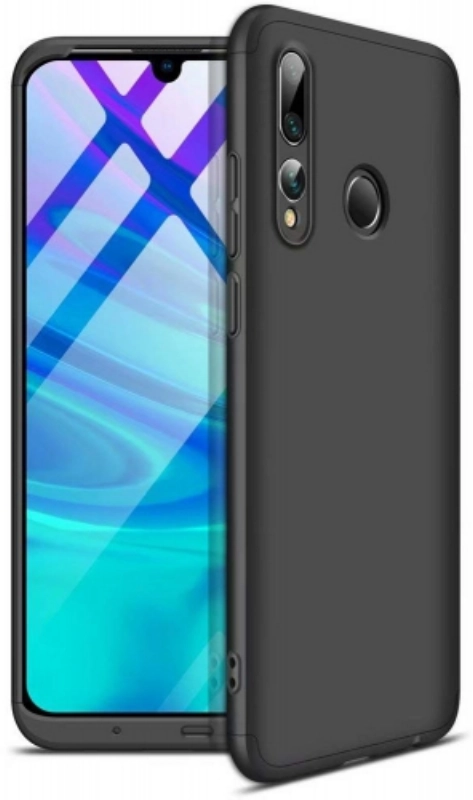 Honor 9x Kılıf 3 Parçalı 360 Tam Korumalı Rubber AYS Kapak  - Siyah