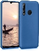 Honor 9x Kılıf İnce Soft Mat Renkli Esnek Silikon Kapak - Lacivert