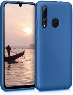 Honor 9x Kılıf İnce Soft Mat Renkli Esnek Silikon Kapak - Lacivert