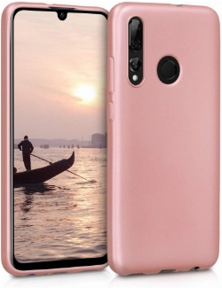 Honor 9x Kılıf İnce Soft Mat Renkli Esnek Silikon Kapak - Rose Gold