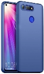 Honor View 20 Kılıf İnce Soft Mat Renkli Esnek Silikon Kapak - Lacivert