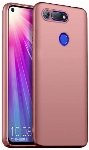 Honor View 20 Kılıf İnce Soft Mat Renkli Esnek Silikon Kapak - Rose Gold