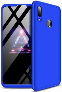 Huawei Honor 10 Lite Kılıf 3 Parçalı 360 Tam Korumalı Rubber AYS Kapak  - Mavi