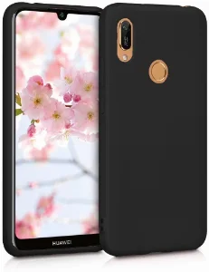 Huawei Honor 8A Kılıf İnce Mat Esnek Silikon - Siyah
