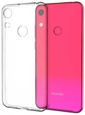 Huawei Honor 8A Kılıf Kamera Korumalı Esnek Silikon Kapak - Şeffaf