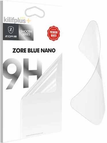 Huawei Honor 8c Ekran Koruyucu Blue Nano Esnek Film Kırılmaz - Şeffaf