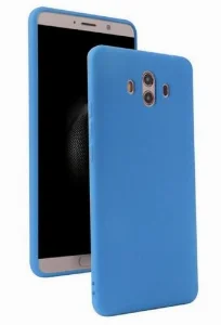 Huawei Mate 10 Pro Kılıf İnce Mat Esnek Silikon - Mavi