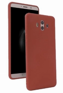 Huawei Mate 10 Pro Kılıf İnce Soft Mat Renkli Esnek Silikon Kapak - Rose Gold