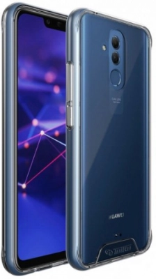 Huawei Mate 20 Lite Kılıf Clear Guard Serisi Gard Kapak - Şeffaf