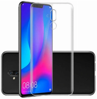 Huawei Mate 20 Lite Kılıf Ultra İnce Kaliteli Esnek Silikon 0.2mm - Şeffaf