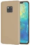 Huawei Mate 20 Pro Kılıf İnce Mat Esnek Silikon - Gold
