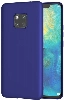 Huawei Mate 20 Pro Kılıf İnce Soft Mat Renkli Esnek Silikon Kapak - Mavi