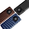 Huawei Mate 40 Pro Kılıf Silikon Parmak İzi Bırakmayan Karbon Soft Negro Kapak - Siyah