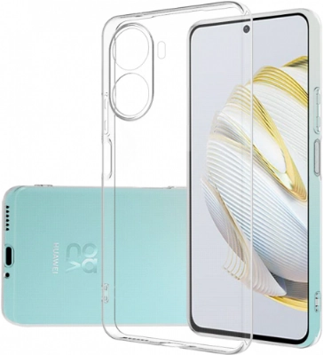 Huawei Nova 10 SE Kılıf Kamera Korumalı Esnek Silikon Kapak - Şeffaf