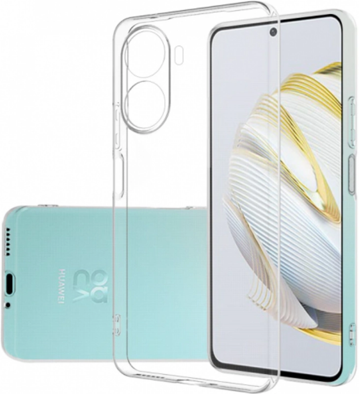 Huawei Nova 10 SE Kılıf Kamera Korumalı Esnek Silikon Kapak - Şeffaf