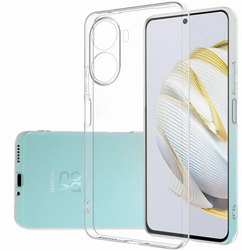 Huawei Nova 10 SE Kılıf Kamera Korumalı Esnek Silikon Kapak - Şeffaf