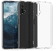 Huawei Nova 5T Kılıf Kamera Korumalı Esnek Silikon Kapak - Şeffaf