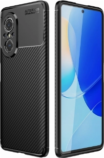 Huawei Nova 9 SE Kılıf Silikon Parmak İzi Bırakmayan Karbon Soft Negro Kapak - Siyah