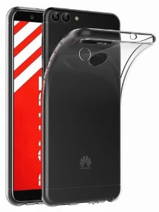 Huawei P Smart Kılıf Ultra İnce Kaliteli Esnek Silikon 0.2mm - Şeffaf