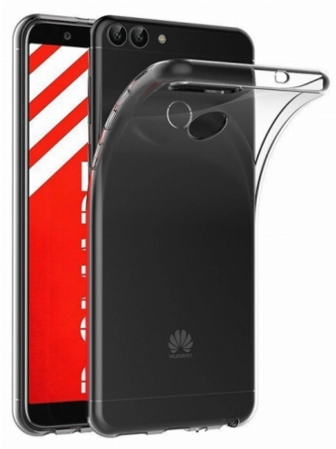 Huawei P Smart Kılıf Ultra İnce Kaliteli Esnek Silikon 0.2mm - Şeffaf